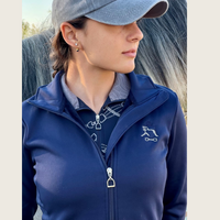 Navy Velvet-lined Jacket