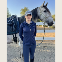 Navy Velvet-lined Jacket