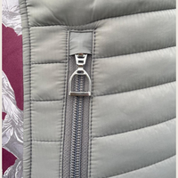 Silver and Burgundy Insulated Jacket