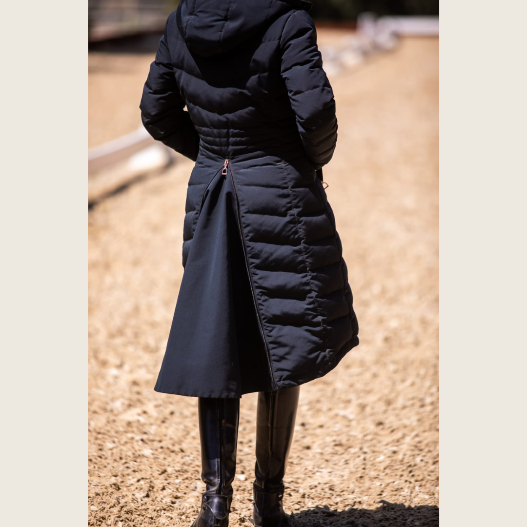 Manteau de spectacle de dressage royal pour femme Goode Rider - noir Manteau de spectacle de dressage royal pour femme Goode Rider - noir