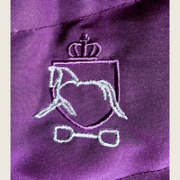 Purple Duck Down Riding Jacket