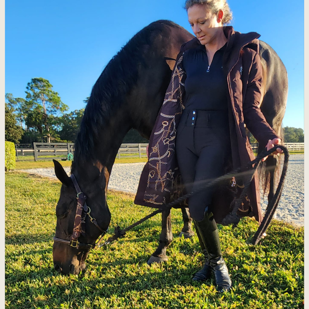 Long Chocolate Brown Equestrian Dressage Riding Coat – Dressage Queen Dream
