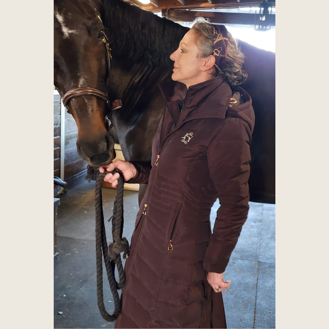 Long Chocolate Brown Equestrian Dressage Riding Coat – Dressage Queen Dream
