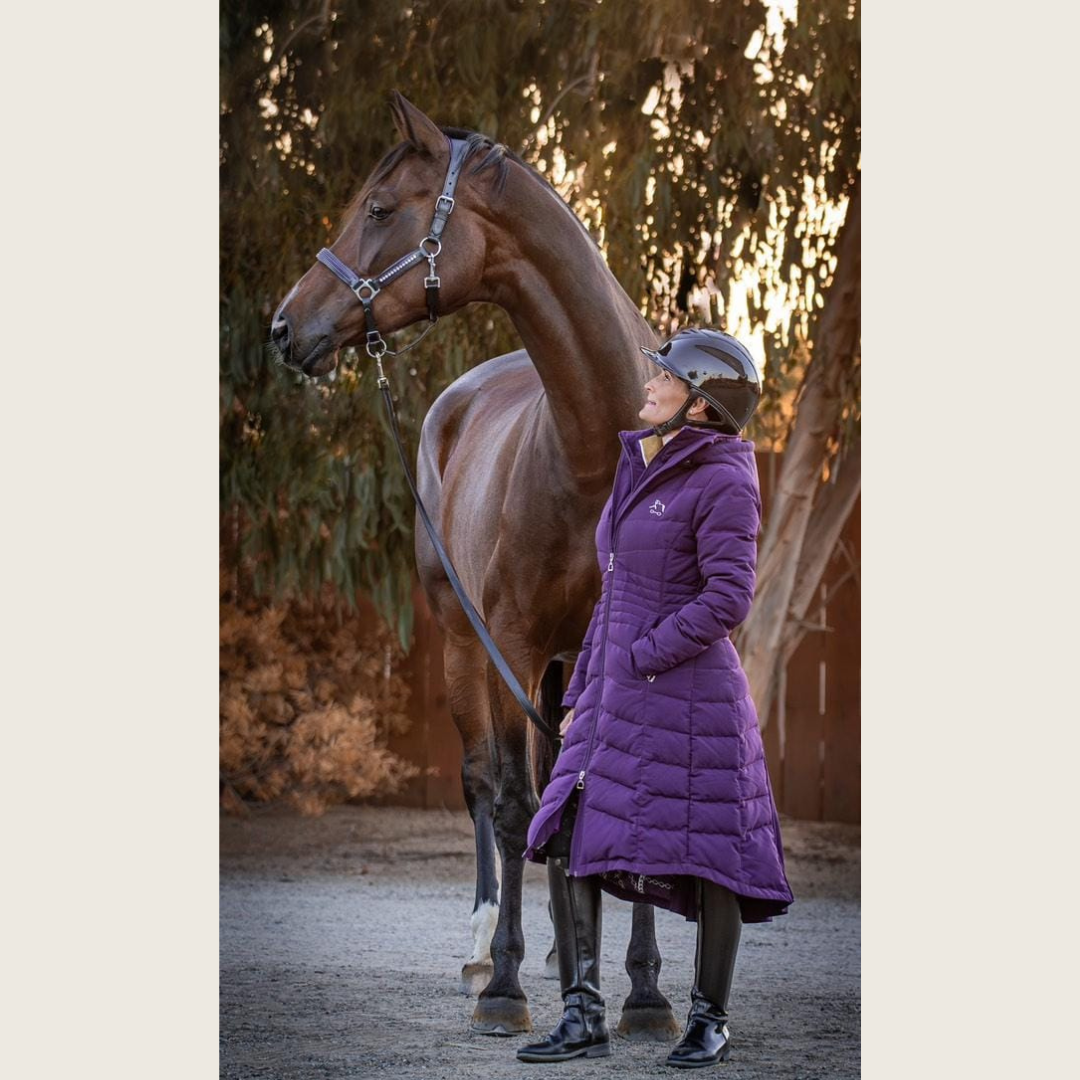 Long Purple Equestrian Dressage Riding Coat – Dressage Queen Dream