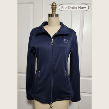 Navy Velvet-lined Jacket