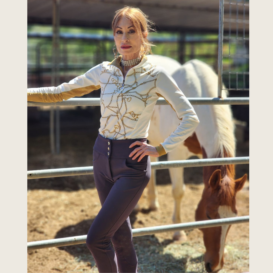 Print Riding Shirt