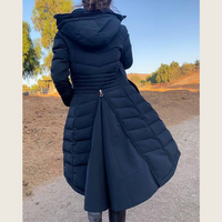 Black Duck Down Riding Coat