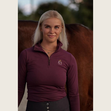 Burgundy Riding Shirt