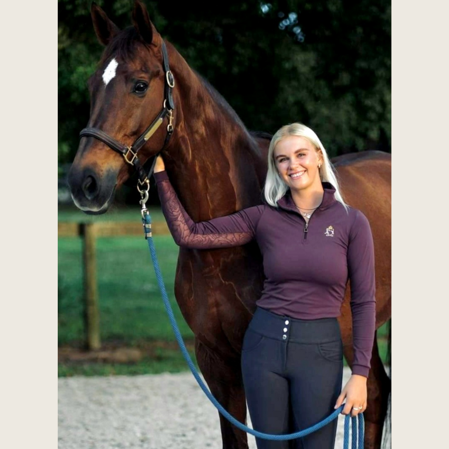 Burgundy Riding Shirt