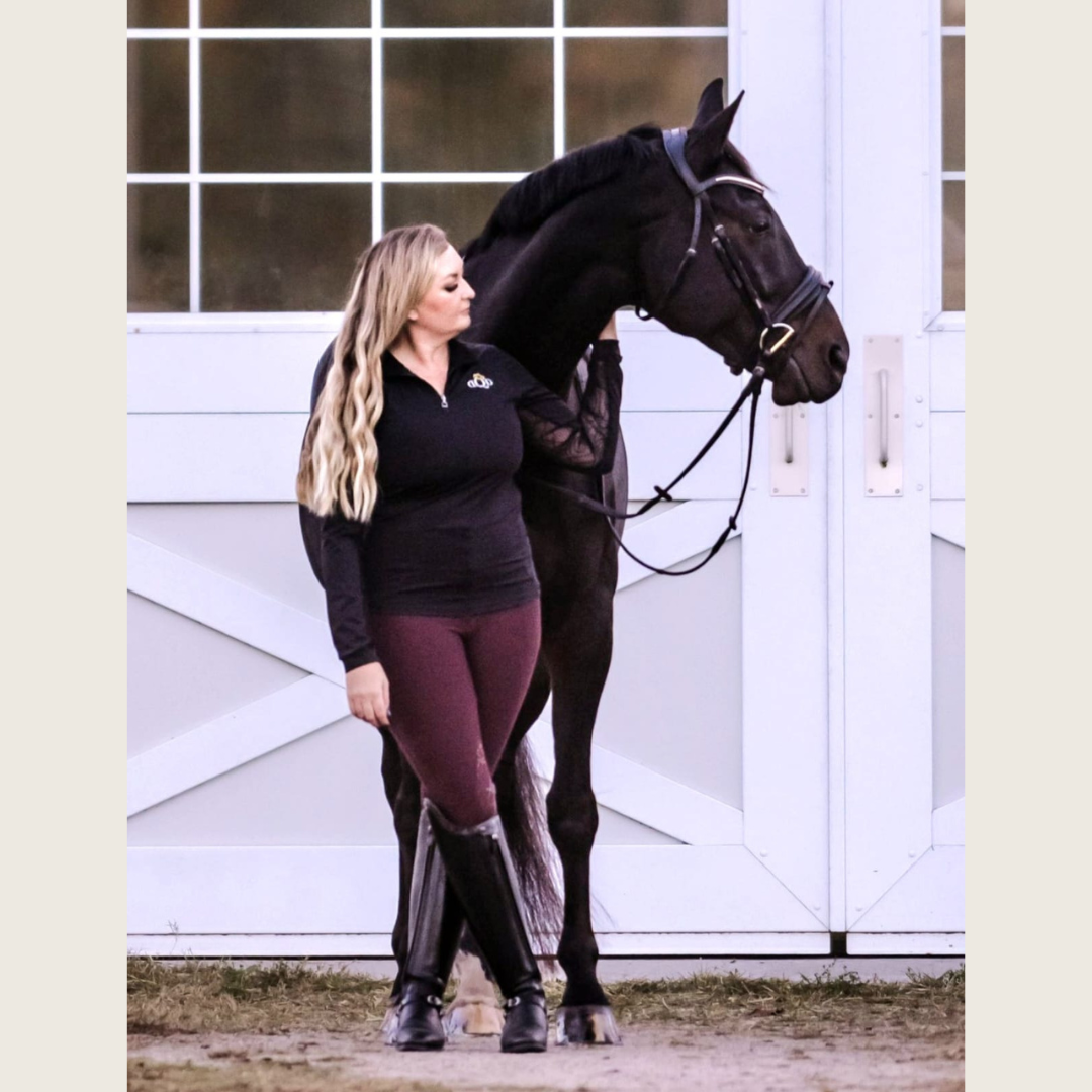 Burgundy Silicone grip breeches with Belt Loops